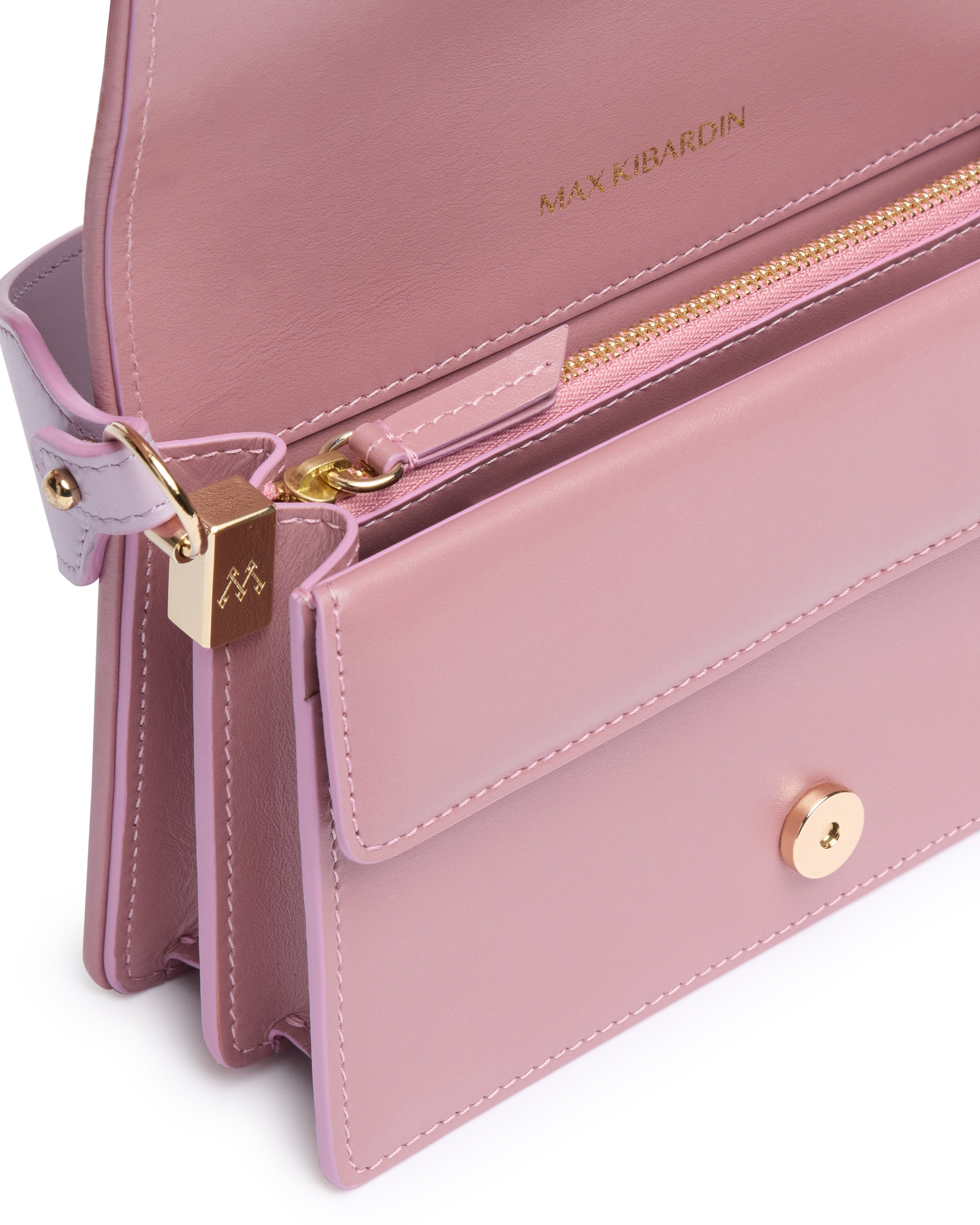 Embroidered Leather Bag with Removable Handle and Strap